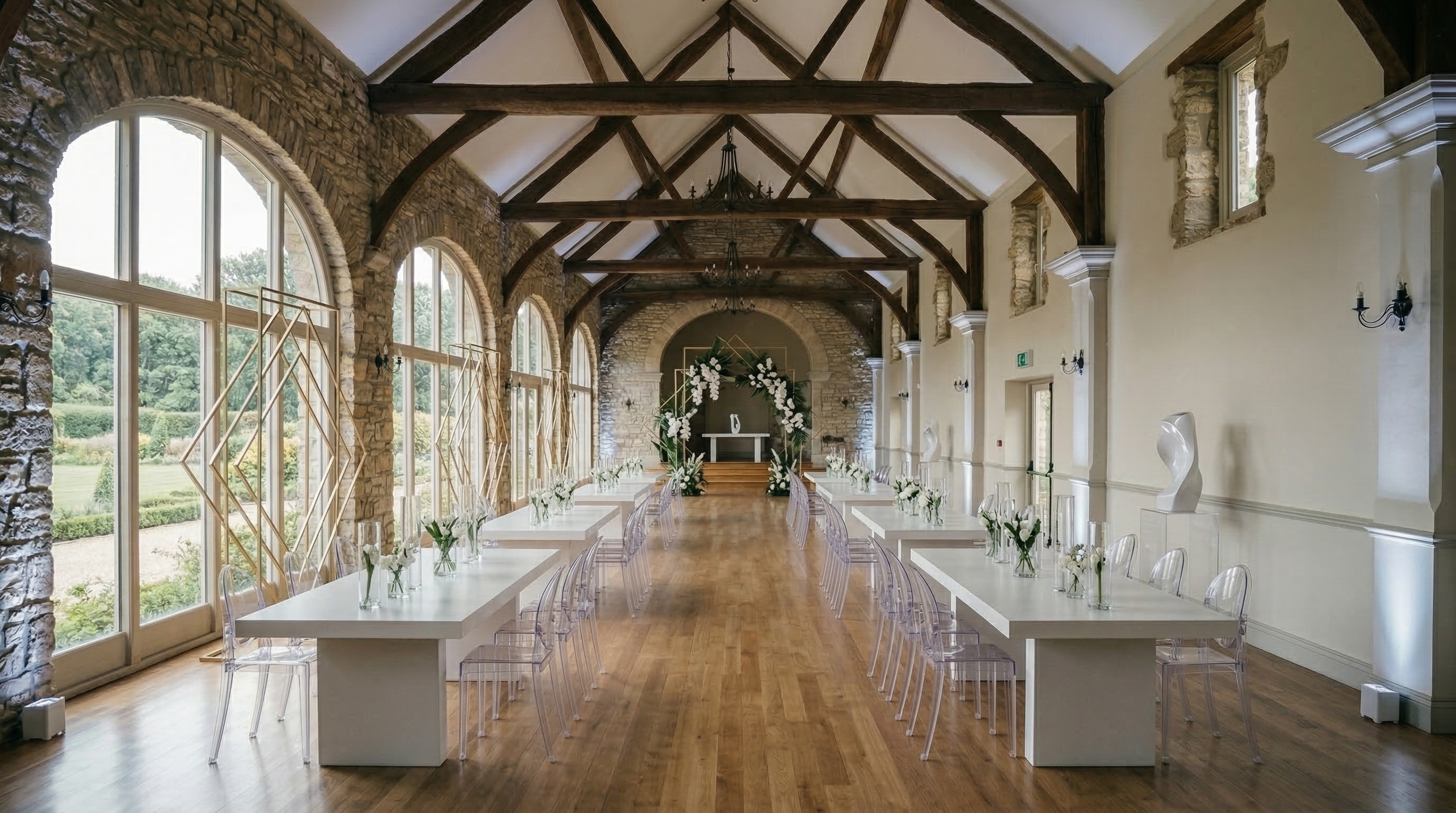 Minimalist wedding style visualization